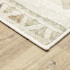 Oriental Weavers Georgia 660B0 Ivory/Orange Area Rug Corner Image