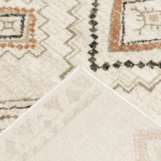 Oriental Weavers Georgia 660B0 Ivory/Orange Area Rug Backing Image