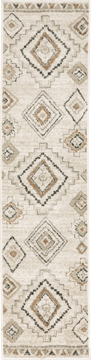 Oriental Weavers Georgia 660B0 Ivory/Orange Area Rug Runner Image