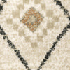 Oriental Weavers Georgia 660B0 Ivory/Orange Area Rug Close-up Image