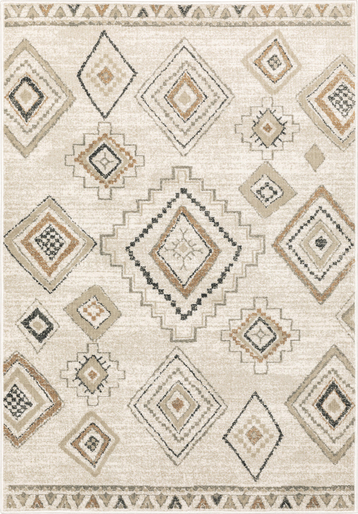 Oriental Weavers Georgia 660B0 Ivory/Orange Area Rug main image