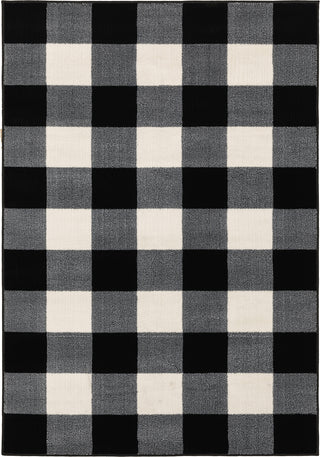 Oriental Weavers Georgia 678D0 Black/Ivory Area Rug main image