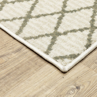 Oriental Weavers Georgia 717B0 Ivory/Grey Area Rug Corner Image