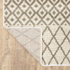 Oriental Weavers Georgia 717B0 Ivory/Grey Area Rug Backing Image
