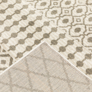 Oriental Weavers Georgia 717B0 Ivory/Grey Area Rug Backing Image