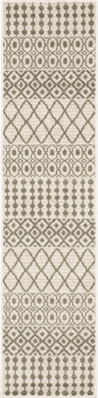 Oriental Weavers Georgia 717B0 Ivory/Grey Area Rug Runner Image