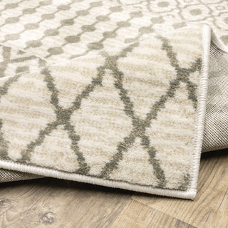 Oriental Weavers Georgia 717B0 Ivory/Grey Area Rug Backing Image