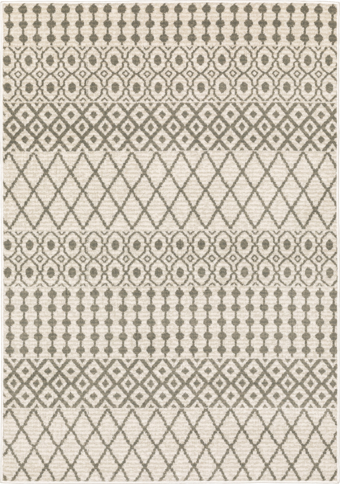 Oriental Weavers Georgia 605F0 Charcoal/Ivory Area Rug – Incredible ...