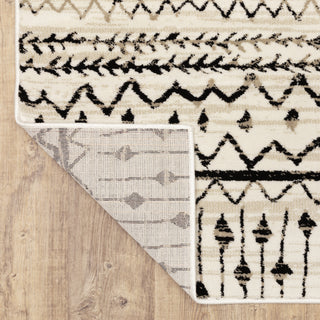 Oriental Weavers Georgia 8826E Ivory/Black Area Rug Backing Image