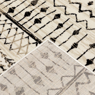 Oriental Weavers Georgia 8826E Ivory/Black Area Rug Backing Image