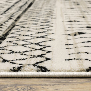Oriental Weavers Georgia 8826E Ivory/Black Area Rug Pile Image