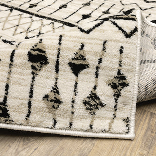 Oriental Weavers Georgia 8826E Ivory/Black Area Rug Backing Image