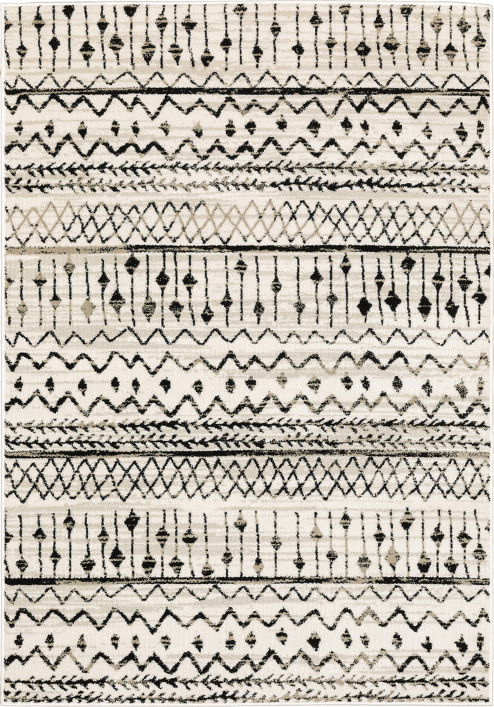 Oriental Weavers Georgia 8826E Ivory/Black Area Rug main image