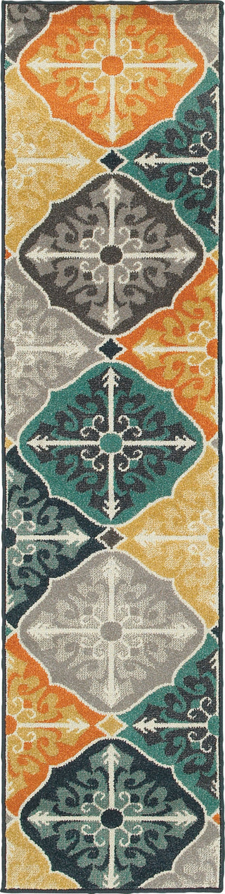 Oriental Weavers Hampton 2063X Multi/Blue Area Rug Runner Image