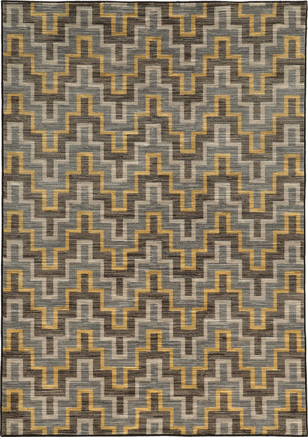 Oriental Weavers Harper 46248 Grey/Gold Area Rug Incredible Rugs and