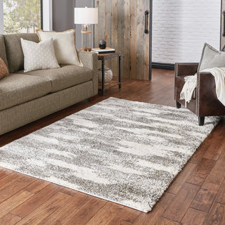 Oriental Weavers Henderson 565J9 Grey/ Ivory Area Rug Room Scene Featured