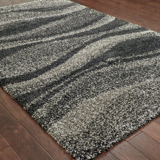 Oriental Weavers Henderson 5992E Grey/ Charcoal Area Rug On Wood