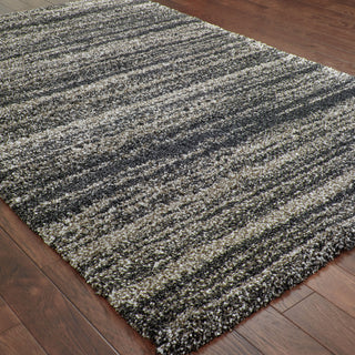 Oriental Weavers Henderson 5993E Grey/ Charcoal Area Rug On Wood