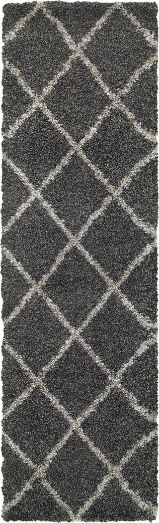 Oriental Weavers Henderson 090K1 Charcoal/ Grey Area Rug Runner