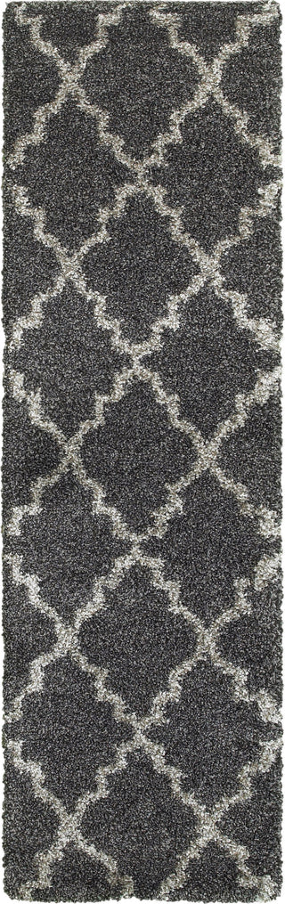 Oriental Weavers Henderson 092K1 Charcoal/ Grey Area Rug 2'3'' X 7'6'' Runner