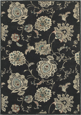 Oriental Weavers Highlands 2444I Midnight/Ivory Area Rug main image featured