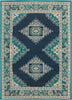 Oriental Weavers Highlands 6658A Blue/Ivory Area Rug main image featured