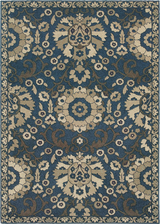 Oriental Weavers Highlands 6682A Midnight/Beige Area Rug main image featured