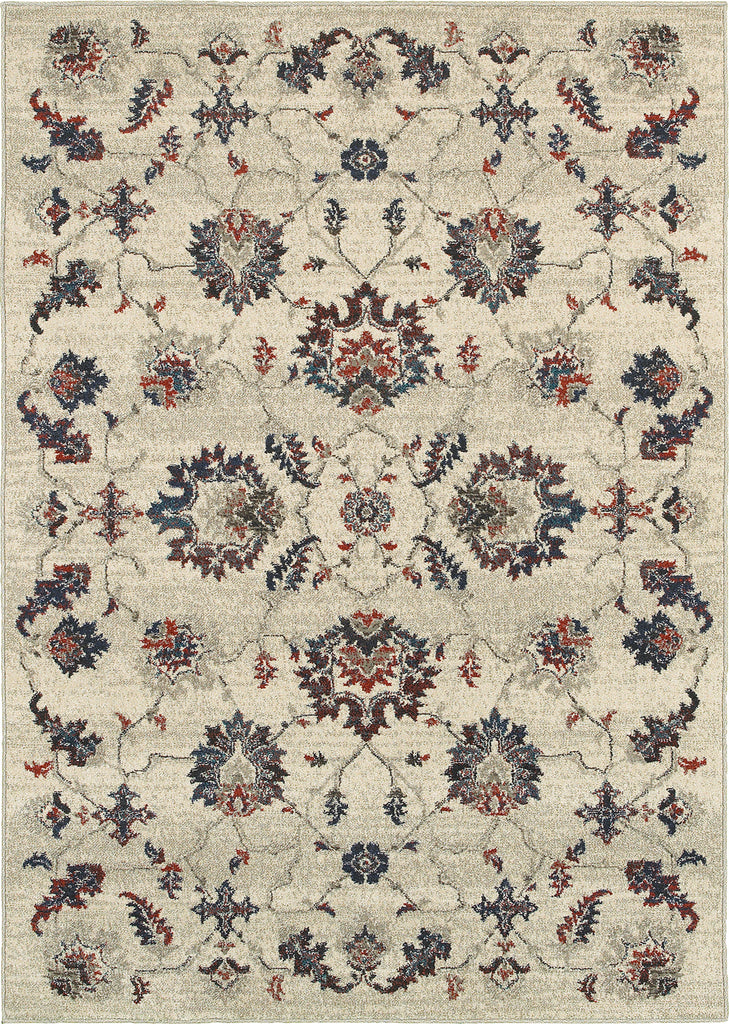 Oriental Weavers Highlands 6684B Beige/Multi Area Rug main image featured