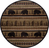 Oriental Weavers Hudson 1066A Black/Beige Area Rug 7' 8 Round