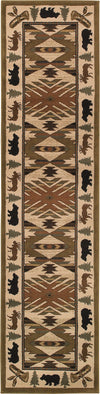 Oriental Weavers Hudson 1072A Ivory/Green Area Rug Runner
