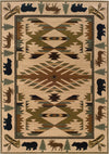 Oriental Weavers Hudson 1072A Ivory/Green Area Rug main image Featured