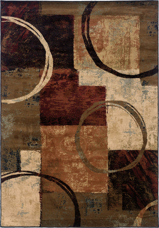 Oriental Weavers Hudson 2544B Brown/Black Area Rug main image