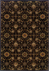 Oriental Weavers Hudson 3299B Black/Brown Area Rug Main Image Featured