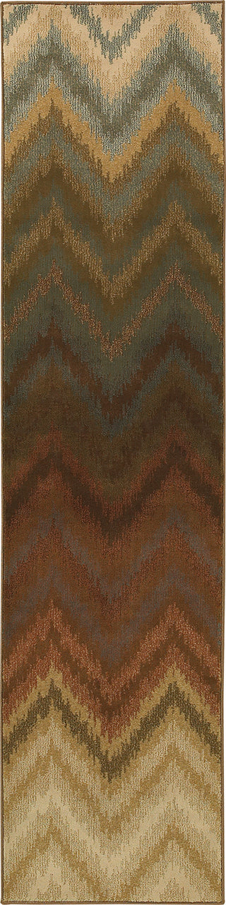 Oriental Weavers Hudson 3458A Brown/Multi Area Rug Runner