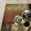 Oriental Weavers Hudson 040A1 Beige/Green Area Rug Room Scene Corner Image