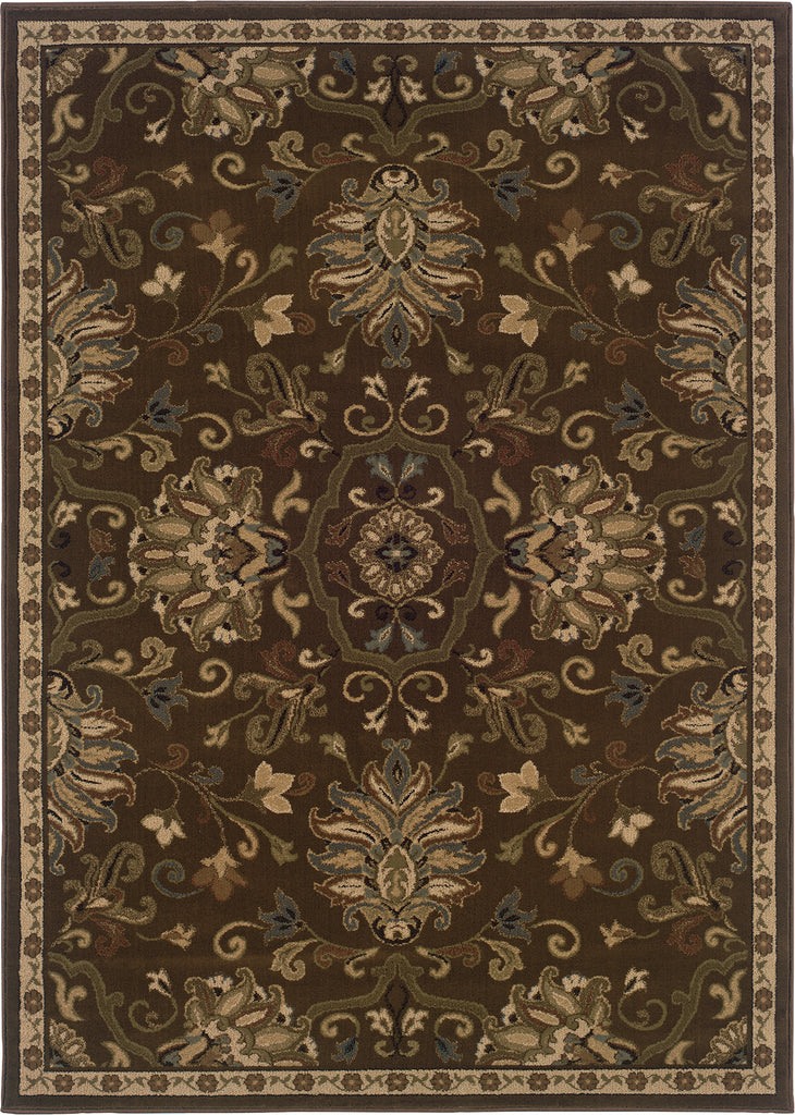 Oriental Weavers Hudson 042H1 Green/Beige Area Rug main image