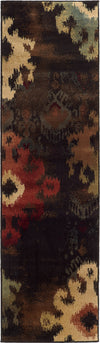 Oriental Weavers Hudson 4874B Black/Brown Area Rug Runner
