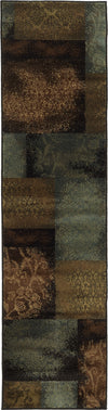 Oriental Weavers Hudson 4878B Blue/Brown Area Rug Runner