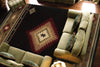 Oriental Weavers Hudson 087G1 Black/Green Area Rug Lifestyle Image