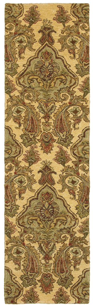 Oriental Weavers Huntley 19106 Beige/Green Area Rug 2' 3 X 8' 0 Runner