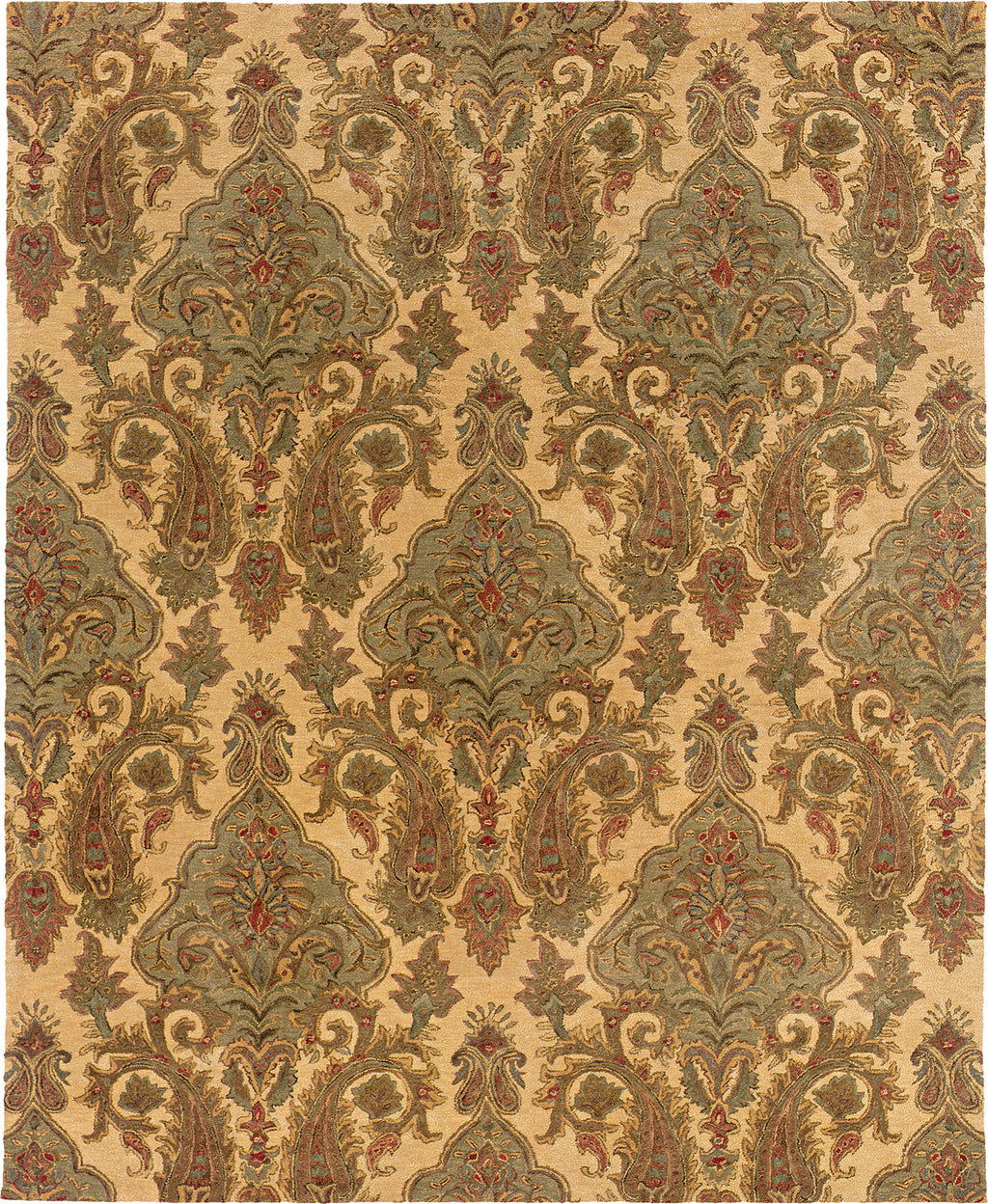 Oriental Weavers Huntley 19106 Beige/Green Area Rug main image featured