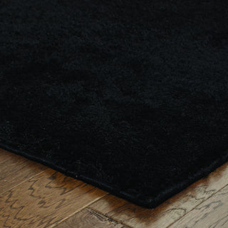 Oriental Weavers Impressions 38200 Black/Black Area Rug Corner Image