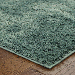 Oriental Weavers Impressions 84100 Blue/Blue Area Rug Corner Image