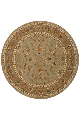 Oriental Weavers Infinity 1104C Green/Tan Area Rug 7' 8 Round