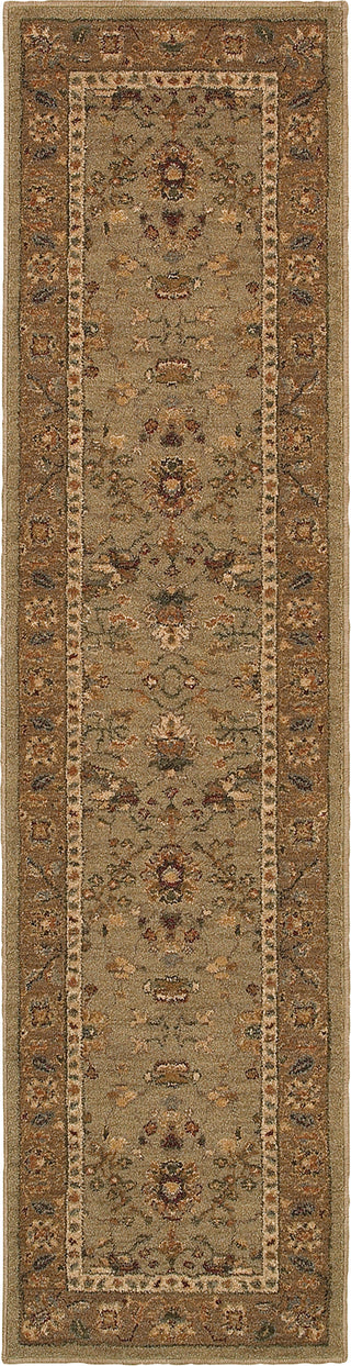 Oriental Weavers Infinity 1104C Green/Tan Area Rug Runner