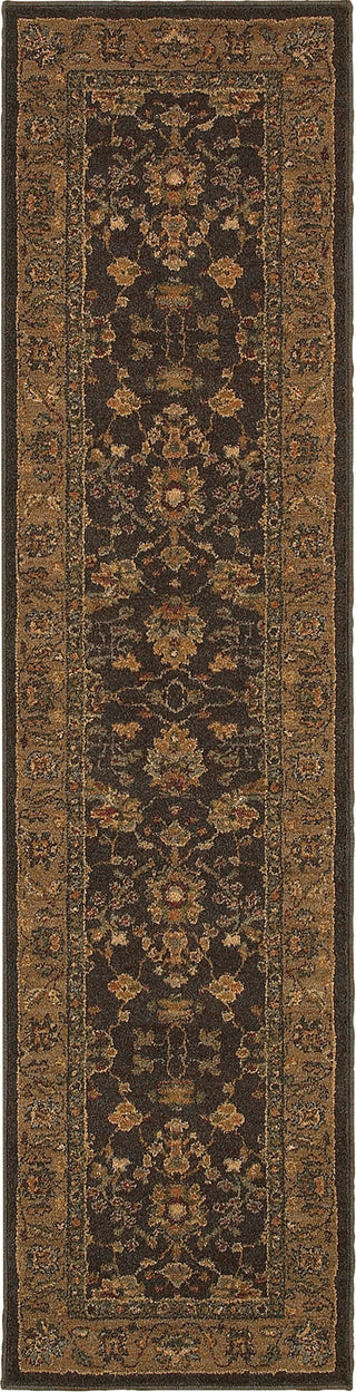 Oriental Weavers Infinity 1104F Black/Tan Area Rug Runner