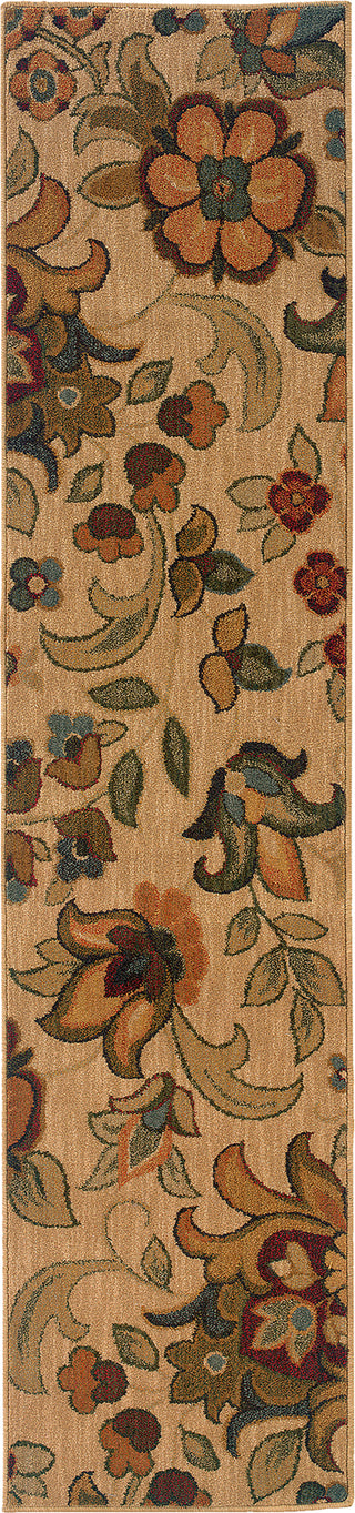 Oriental Weavers Infinity 1105A Beige/Green Area Rug Runner