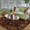 Oriental Weavers Infinity 1105B Red/Green Area Rug Roomshot