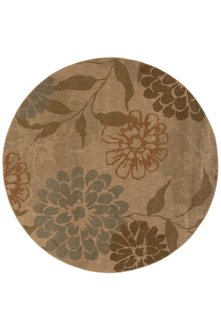 Oriental Weavers Infinity 1134A Beige/Green Area Rug 7' 8 Round