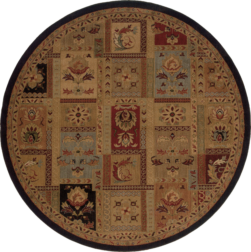 Oriental Weavers Infinity 1137B Beige/Green Area Rug 7' 8 Round